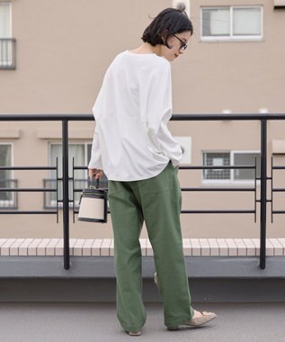 AMERICAN HOLIC ポンチコクーンカットプルオーバー Off White