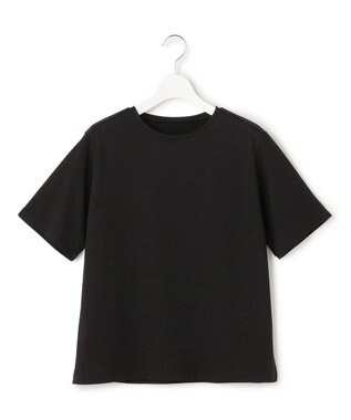 23区 【先行予約】シアーコンフォート クルーネック Tシャツ ブラック系