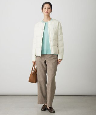 J.PRESS LADIES CASHMERE BLEND クルーネック ニット ミントグリーン系