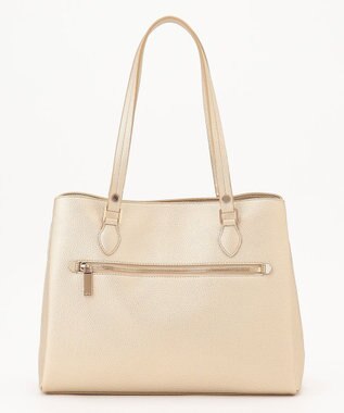 LA BAGAGERIE ベーシック　フェイクレザートート ゴールド