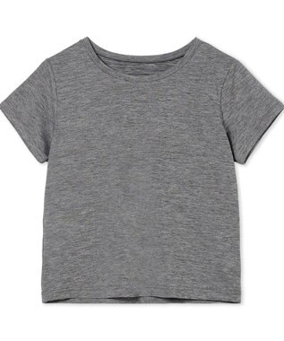 Chacott Chacott BALANCE ドライストレッチリフレクターTシャツ グレー杢