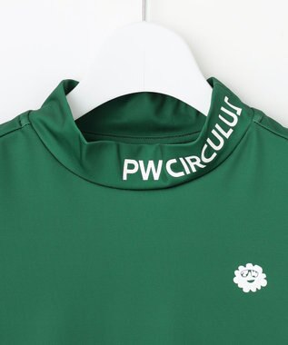 PW CIRCULUS 【UVカット / 吸水速乾 / 伸縮性抜群】【WOMEN】NEW バックメッシュモック T ゴルフウェア レディース グリーン系