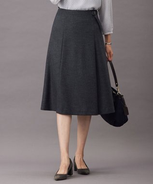 J.PRESS LADIES 【セットアップ対応】コンパクトジャージー スカート グレー系