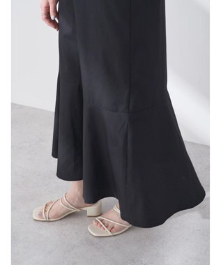 earth music&ecology Ｖネック裾切替キャミワンピース Black