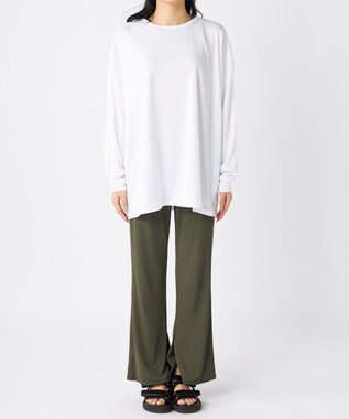 OP／FILA 【Ocean Pacific】ラッシュガードロングボトム付き タンクトップデザイン水着4点セット カーキ