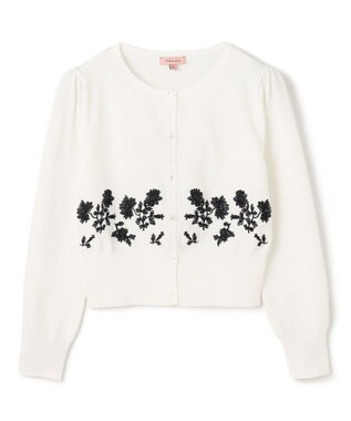 TOCCA 【Archive Collection・洗える】LA VIE EN ROSE カーディガン ホワイト系