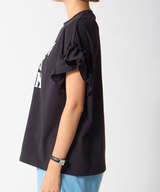 OP／FILA 【Kappa】フリル半袖Tシャツ ブラック