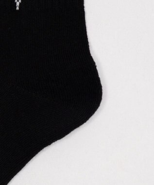 WEGO クロスロゴデザインソックス ブラック