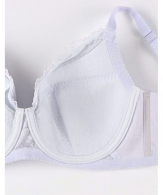 Wing ブラジャー Wing Lesiage バストを小さく見せる 脇すっきり フルカップブラ 【6000シリーズ】 小さく見せるブラ PB6001 ウイング／ワコール バイオレット