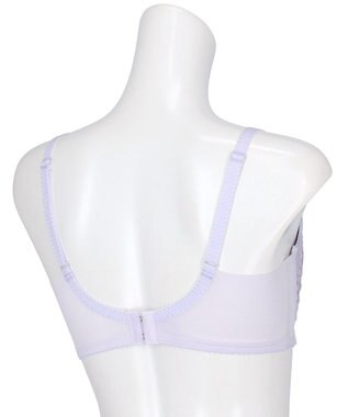 Wing ブラジャー Wing Lesiage バストを小さく見せる 脇すっきり フルカップブラ 【6000シリーズ】 小さく見せるブラ PB6001 ウイング／ワコール バイオレット