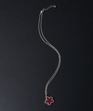 WEGO M変型ストーンネックレス レッド