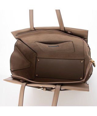 UNBILLION カシュカシュ cachecache / ベルトディテールサイドジップA4トート オーク