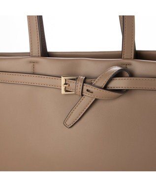 UNBILLION カシュカシュ cachecache / ベルトディテールサイドジップA4トート オーク