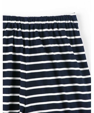 une nana cool 【綿100％】やわらか天竺ボーダー半袖パジャマ MADE WITH LIBERTY FABRIC KO