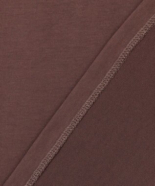 ANY SIS 【洗える】ロゴ刺繍 Tシャツ ブラウンスパンコール