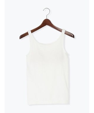Te chichi 【接触冷感/抗菌防臭】カップ付きリブタンクトップカップ付きリブタンクトップ オフホワイト