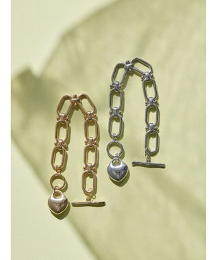 AMERICAN HOLIC デザインチェーンブレスレット Silver