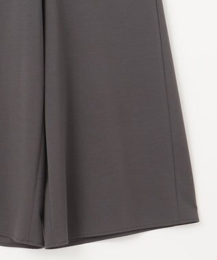 J.PRESS LADIES L 【洗える】ジャージー ワイド パンツ スレート系