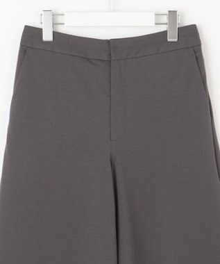 J.PRESS LADIES L 【洗える】ジャージー ワイド パンツ スレート系