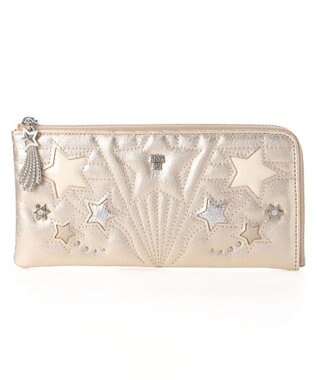 ANNA SUI ルシィ 薄マチ長財布 ゴールド