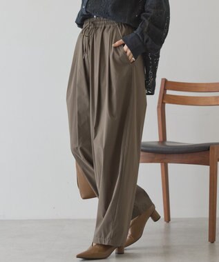 AMERICAN HOLIC ナイロンドロストタックパンツ Khaki