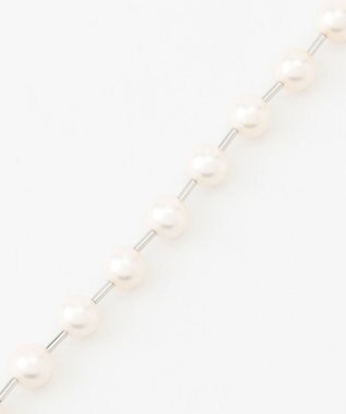 自由区 【カタログ掲載・セレモニー・新色追加】パールバー ネックレス ［新色］シルバー