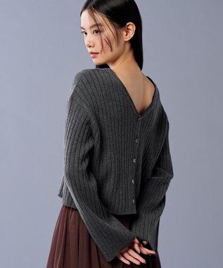 uncrave ウール ナイロン 2WAY ニット（uncrave STANDARD） チャコール