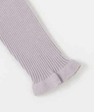 ANY KIDS 首フリルしあわせタッチニット サックスブルー