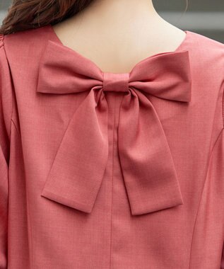 Tiaclasse L バックリボンワンピース ピンク