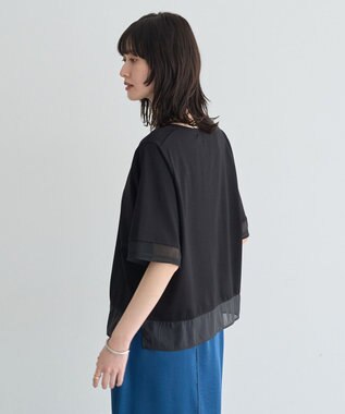 YECCA VECCA シアーMIXプルオーバー Black