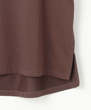 ANY SIS 【洗える】ロゴ刺繍 Tシャツ ブラウンスパンコール