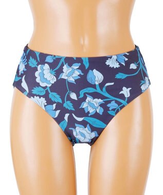 San-ai Resort（三愛水着楽園） 【SALE】【Reir　Premium】Columbia patch（Liberty Fabric)　 スイムドレス 9号/11号 ネイビー