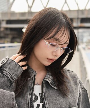 WEGO チャームリムレスアイウェア