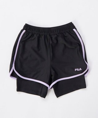 OP／FILA 【FILA】Tシャツ付きスクール水着 パープル
