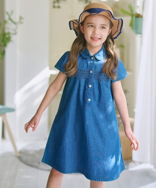 組曲 KIDS 【Fサイズ】 フリルブレードハット ナチュラル