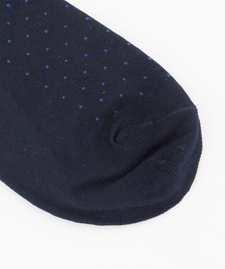 J.PRESS MEN 【定番】ハイゲージピンドットソックス ネイビー系