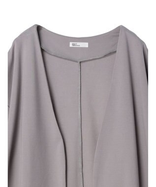 CRAFT STANDARD BOUTIQUE ポンチノーカラージャケット Purple