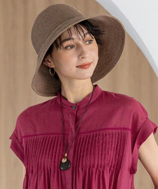 23区 ホーン ネックレス ダークブラウン系