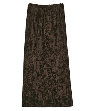 CRAFT STANDARD BOUTIQUE クラッシュベロアサイドスリットスカート Brown