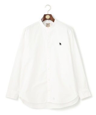 J.PRESS MEN 【KING SIZE】【大人気バックブル】バンドカラー オックスフォードシャツ ホワイト系