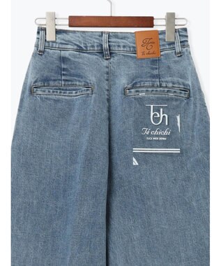 Te chichi ワイドデニムパンツ サックスブルー