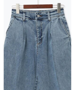 Te chichi ワイドデニムパンツ サックスブルー