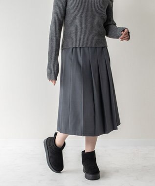 Bridget Birkin 【Bridget Birkin】スエード調ムートンブーツ ブラックスウェード