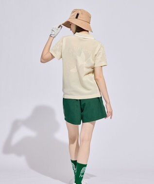 PW CIRCULUS 【手洗い洗濯可 / 小さくたためる】【UNISEX】ポケッタブルバケットハット 2026年モデル ゴルフ ベージュ系