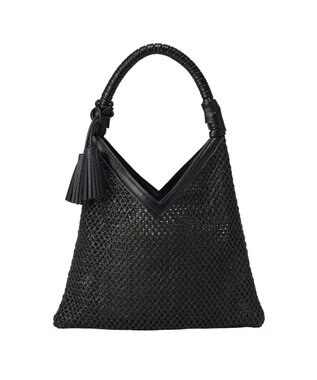 AMERICAN HOLIC 【2点SET】巾着付トライアングルミニトートバッグ Black