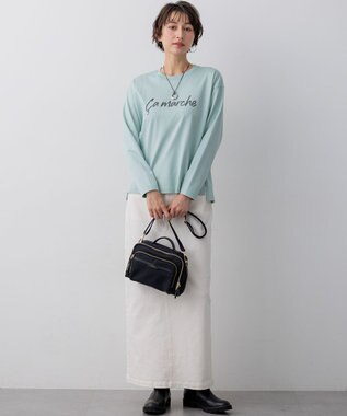 23区 【先行予約】Ca marche ロゴ ロングTシャツ ホワイト系