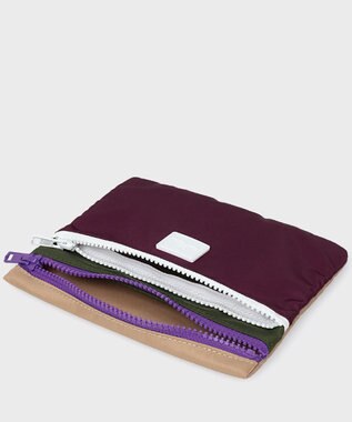 Paul Smith PSカラーブロック ポーチセット ワインレッド