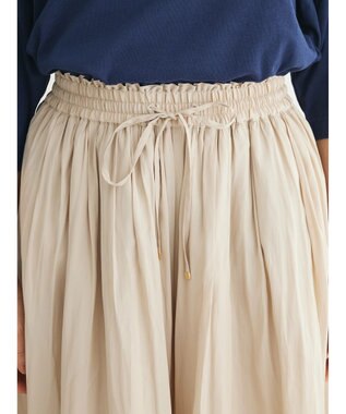 Green Parks サラフレ　ワイドパンツII Light Beige