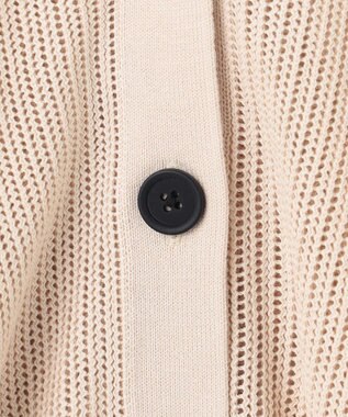 UNFILO メッシュニット カーディガン ベージュ