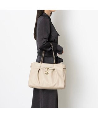 CLATHAS ポルサ ハンドバッグ グレージュ